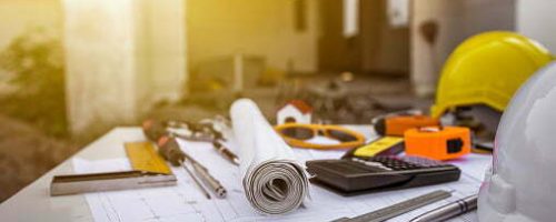 Engineering diagram blueprint paper drafting project sketch architectural. industrial drawing detail and several drawing tools